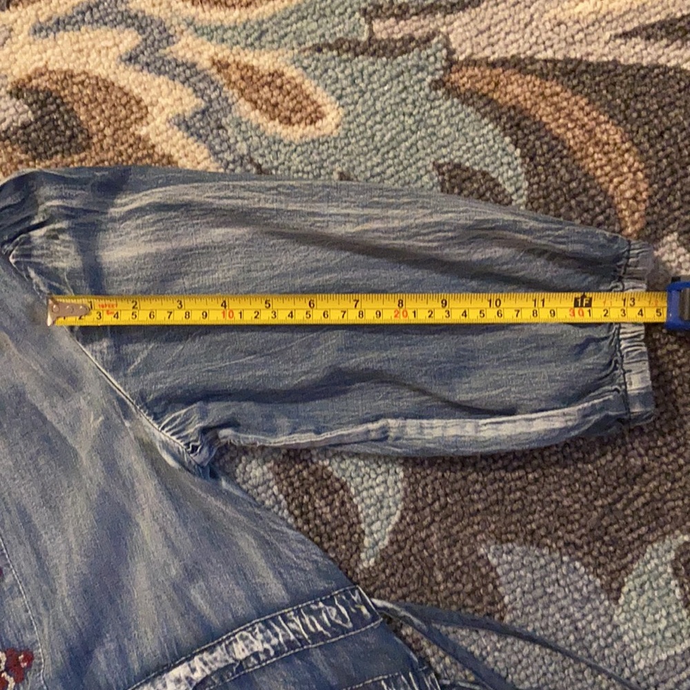 Boutique embroidered denim dress size small - Picture 11 of 11